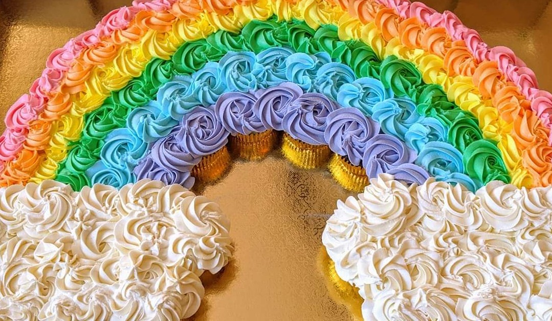 Rainbow Cupcake Cake